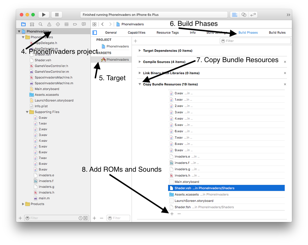 iOS Add Resources